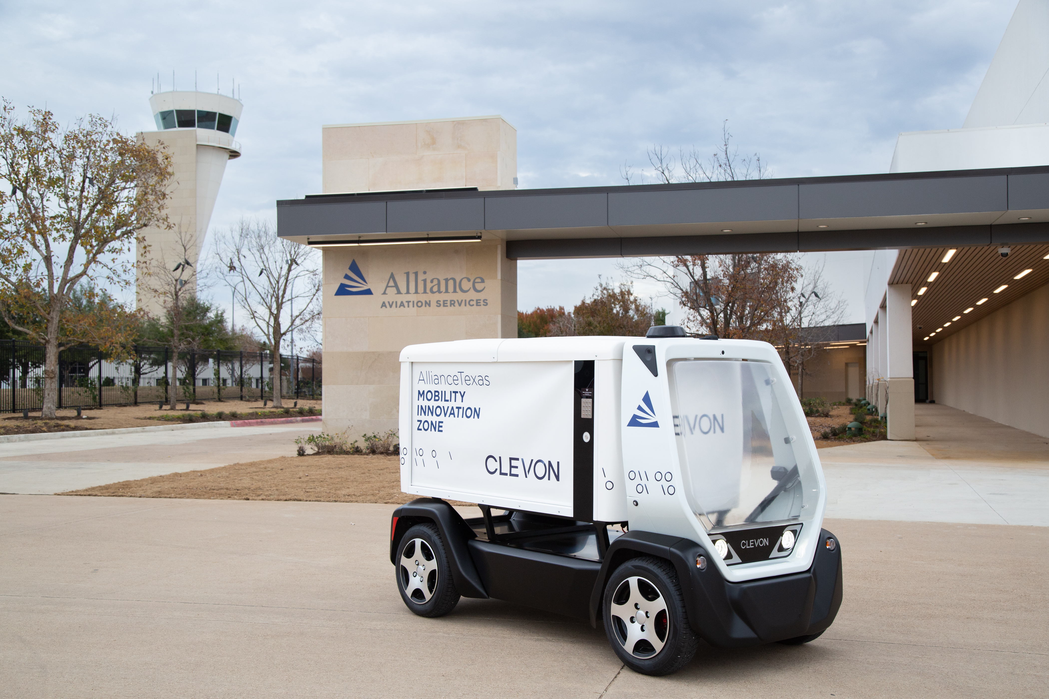 Clevon Autonomous Delivery at Alliance Airport